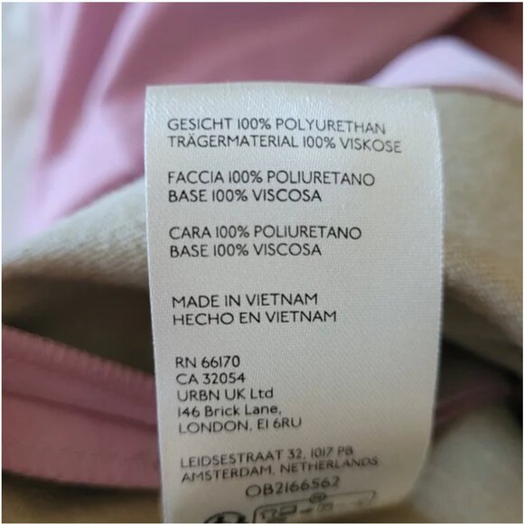 Free People New Pink Rose Faux Suede Mini Dress size S - Picture 8 of 9